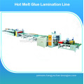 Hot melt stick laminating machine / hot melt glue roll machine